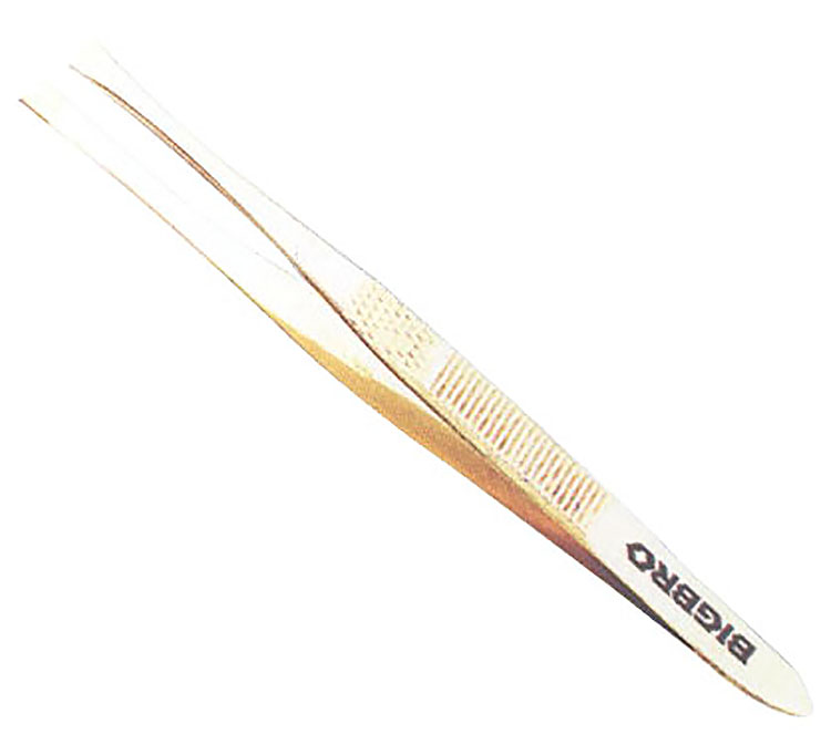 Tweezer Gold Plated Handle 3.5