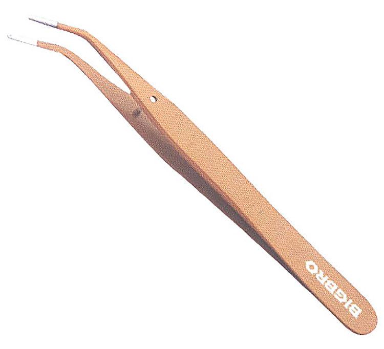 Tweezer Splinter Angular Colored 4.5