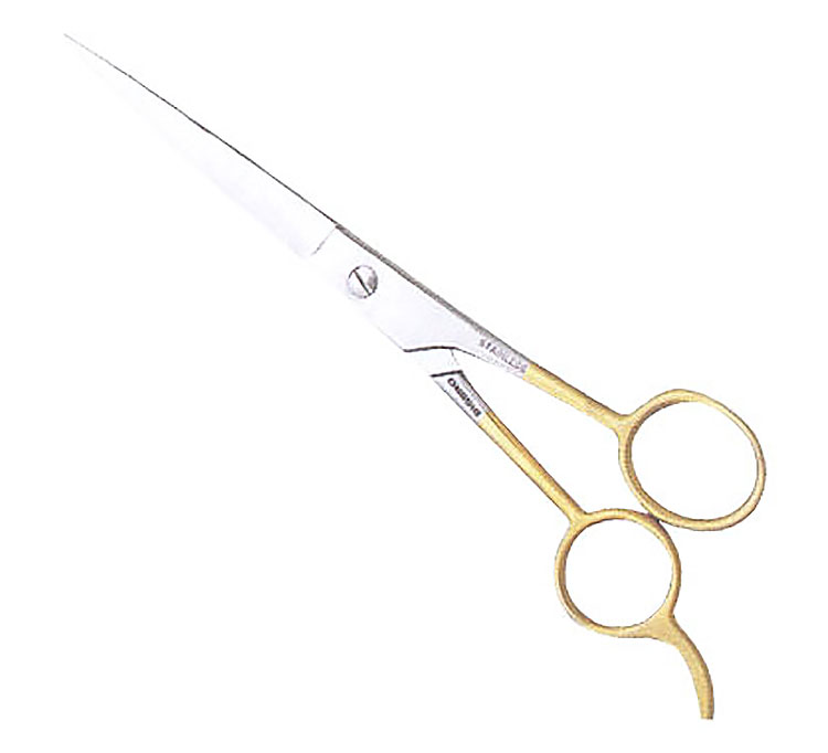 Barber Scissor Gold Plated Rings 6