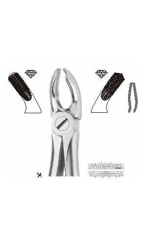 Extracting forceps Ergo,Dimond Coated,