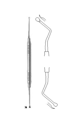 Bone Curettes , Double-ended